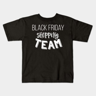 Black Friday Cyber Monday Shopping Team Holiday Sales Kids T-Shirt